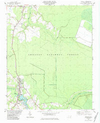 Maysville North Carolina Historical topographic map, 1:24000 scale, 7.5 X 7.5 Minute, Year 1984