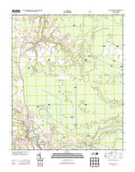 Maysville North Carolina Historical topographic map, 1:24000 scale, 7.5 X 7.5 Minute, Year 2013