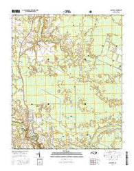 Maysville North Carolina Current topographic map, 1:24000 scale, 7.5 X 7.5 Minute, Year 2016