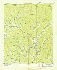 McDaniel Bald North Carolina Historical topographic map, 1:24000 scale, 7.5 X 7.5 Minute, Year 1934