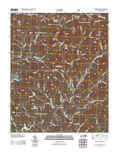 McDaniel Bald North Carolina Historical topographic map, 1:24000 scale, 7.5 X 7.5 Minute, Year 2011