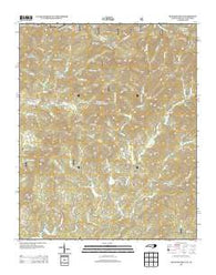 McDaniel Bald North Carolina Historical topographic map, 1:24000 scale, 7.5 X 7.5 Minute, Year 2013