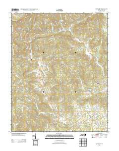 McGrady North Carolina Historical topographic map, 1:24000 scale, 7.5 X 7.5 Minute, Year 2013