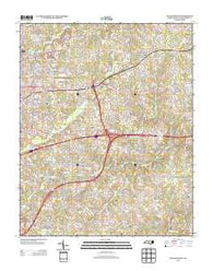 McLeansville North Carolina Historical topographic map, 1:24000 scale, 7.5 X 7.5 Minute, Year 2013