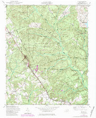 Mc Cain North Carolina Historical topographic map, 1:24000 scale, 7.5 X 7.5 Minute, Year 1948