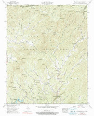 Mc Daniel Bald North Carolina Historical topographic map, 1:24000 scale, 7.5 X 7.5 Minute, Year 1957