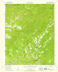 Mc Daniel Bald North Carolina Historical topographic map, 1:24000 scale, 7.5 X 7.5 Minute, Year 1957