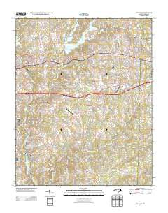 Mebane North Carolina Historical topographic map, 1:24000 scale, 7.5 X 7.5 Minute, Year 2013
