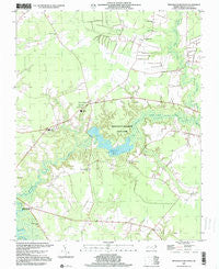 Merchants Millpond North Carolina Historical topographic map, 1:24000 scale, 7.5 X 7.5 Minute, Year 1997