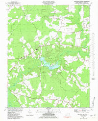 Merchants Millpond North Carolina Historical topographic map, 1:24000 scale, 7.5 X 7.5 Minute, Year 1981