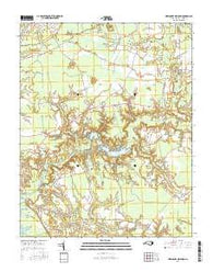 Merchants Millpond North Carolina Current topographic map, 1:24000 scale, 7.5 X 7.5 Minute, Year 2016