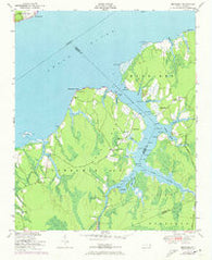 Merrimon North Carolina Historical topographic map, 1:24000 scale, 7.5 X 7.5 Minute, Year 1951