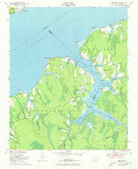 Merrimon North Carolina Historical topographic map, 1:24000 scale, 7.5 X 7.5 Minute, Year 1951