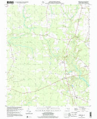 Merry Hill North Carolina Historical topographic map, 1:24000 scale, 7.5 X 7.5 Minute, Year 2000
