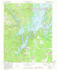 Merry Oaks North Carolina Historical topographic map, 1:24000 scale, 7.5 X 7.5 Minute, Year 1969