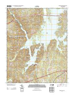Merry Oaks North Carolina Historical topographic map, 1:24000 scale, 7.5 X 7.5 Minute, Year 2013