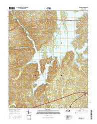 Merry Oaks North Carolina Current topographic map, 1:24000 scale, 7.5 X 7.5 Minute, Year 2016