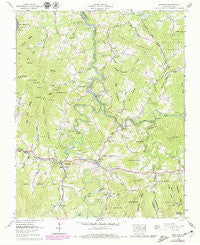 Micaville North Carolina Historical topographic map, 1:24000 scale, 7.5 X 7.5 Minute, Year 1960