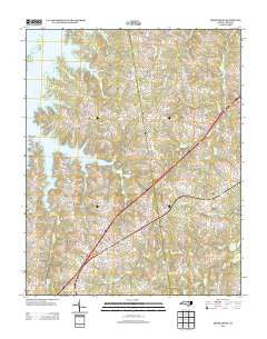 Middleburg North Carolina Historical topographic map, 1:24000 scale, 7.5 X 7.5 Minute, Year 2013