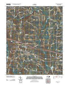 Middlesex North Carolina Historical topographic map, 1:24000 scale, 7.5 X 7.5 Minute, Year 2010