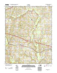 Middlesex North Carolina Historical topographic map, 1:24000 scale, 7.5 X 7.5 Minute, Year 2013