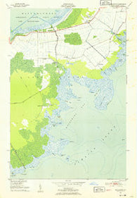 Middletown North Carolina Historical topographic map, 1:24000 scale, 7.5 X 7.5 Minute, Year 1951