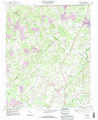 Midland North Carolina Historical topographic map, 1:24000 scale, 7.5 X 7.5 Minute, Year 1993