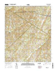 Midland North Carolina Current topographic map, 1:24000 scale, 7.5 X 7.5 Minute, Year 2016