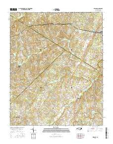 Midland North Carolina Current topographic map, 1:24000 scale, 7.5 X 7.5 Minute, Year 2016