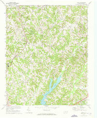 Midway North Carolina Historical topographic map, 1:24000 scale, 7.5 X 7.5 Minute, Year 1969