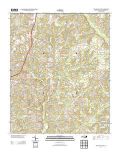 Millstone Lake North Carolina Historical topographic map, 1:24000 scale, 7.5 X 7.5 Minute, Year 2013