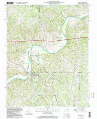 Milton North Carolina Historical topographic map, 1:24000 scale, 7.5 X 7.5 Minute, Year 1997