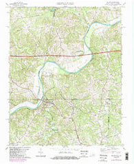 Milton North Carolina Historical topographic map, 1:24000 scale, 7.5 X 7.5 Minute, Year 1968