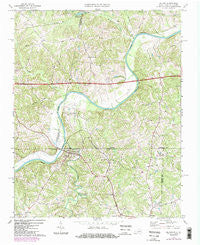 Milton North Carolina Historical topographic map, 1:24000 scale, 7.5 X 7.5 Minute, Year 1968