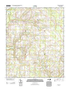Mingo North Carolina Historical topographic map, 1:24000 scale, 7.5 X 7.5 Minute, Year 2013