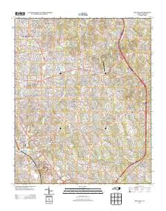 Mint Hill North Carolina Historical topographic map, 1:24000 scale, 7.5 X 7.5 Minute, Year 2013