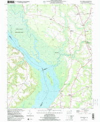 Mintonsville North Carolina Historical topographic map, 1:24000 scale, 7.5 X 7.5 Minute, Year 1997