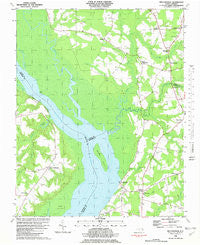 Mintonsville North Carolina Historical topographic map, 1:24000 scale, 7.5 X 7.5 Minute, Year 1982