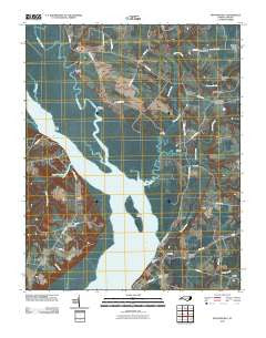 Mintonsville North Carolina Historical topographic map, 1:24000 scale, 7.5 X 7.5 Minute, Year 2010