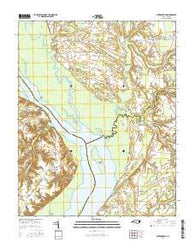 Mintonsville North Carolina Current topographic map, 1:24000 scale, 7.5 X 7.5 Minute, Year 2016