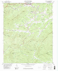 Moffitt Hill North Carolina Historical topographic map, 1:24000 scale, 7.5 X 7.5 Minute, Year 1982