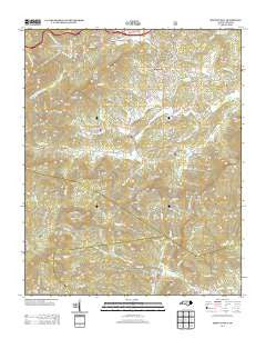 Moffitt Hill North Carolina Historical topographic map, 1:24000 scale, 7.5 X 7.5 Minute, Year 2013