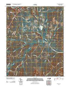 Moncure North Carolina Historical topographic map, 1:24000 scale, 7.5 X 7.5 Minute, Year 2010