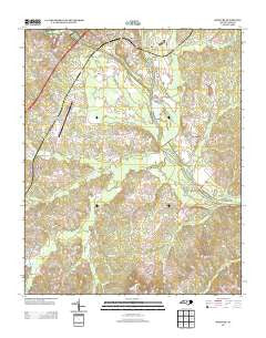 Moncure North Carolina Historical topographic map, 1:24000 scale, 7.5 X 7.5 Minute, Year 2013