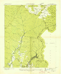 Montreat North Carolina Historical topographic map, 1:24000 scale, 7.5 X 7.5 Minute, Year 1935