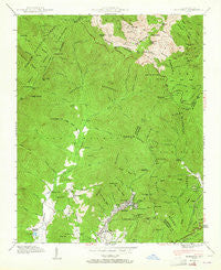 Montreat North Carolina Historical topographic map, 1:24000 scale, 7.5 X 7.5 Minute, Year 1942