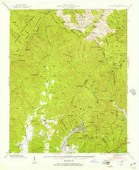Montreat North Carolina Historical topographic map, 1:24000 scale, 7.5 X 7.5 Minute, Year 1942