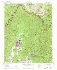 Montreat North Carolina Historical topographic map, 1:24000 scale, 7.5 X 7.5 Minute, Year 1942