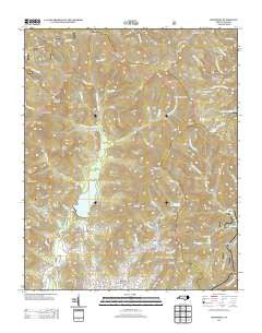 Montreat North Carolina Historical topographic map, 1:24000 scale, 7.5 X 7.5 Minute, Year 2013