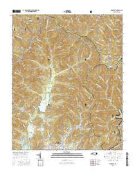 Montreat North Carolina Current topographic map, 1:24000 scale, 7.5 X 7.5 Minute, Year 2016